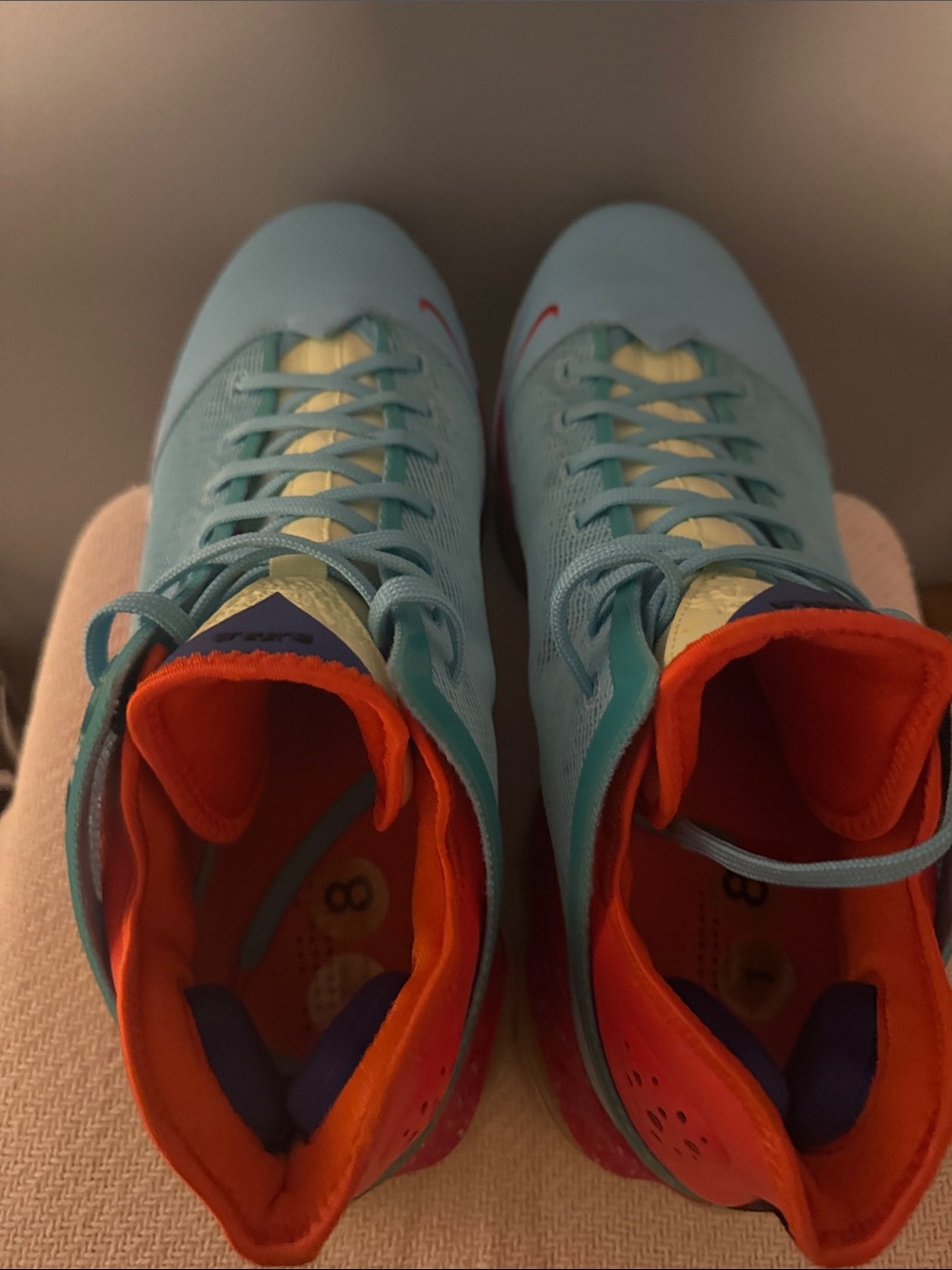 Nike LeBron 19 Low Blue Chill-D09828-400 New without Box Sz 18 - Picture 3 of 7